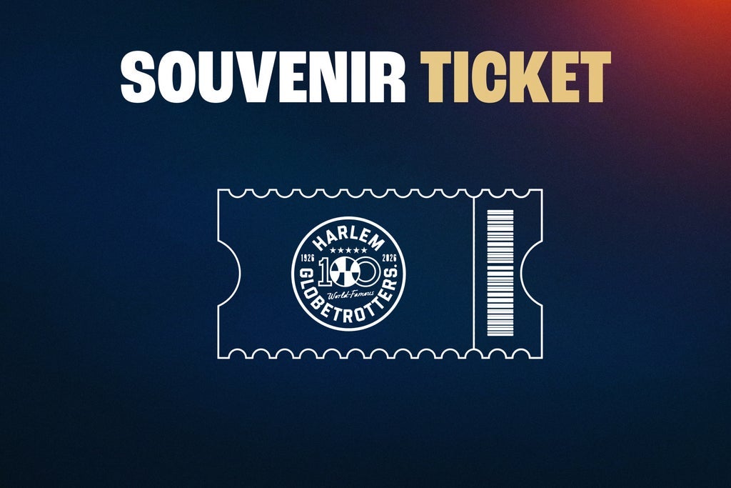 The Harlem Globetrotters 100 Year Tour Souvenir Ticket