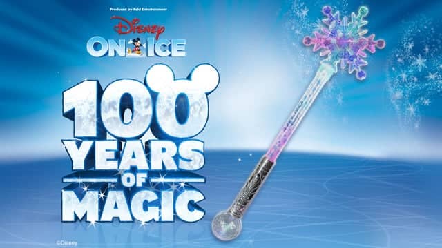 Disney on Ice 100 Years of Magic - Snowflake Light-Up Wand