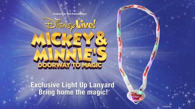 Disney Live! Mickey & Minnie's Doorway to Magic Light-Up Lanyard