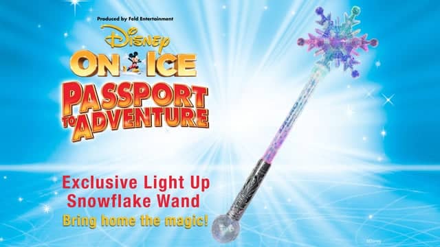 Disney On Ice! Passport to Adventure Light-Up Snowflake Wand