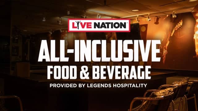 Live Nation All Inclusive Food and Beverage