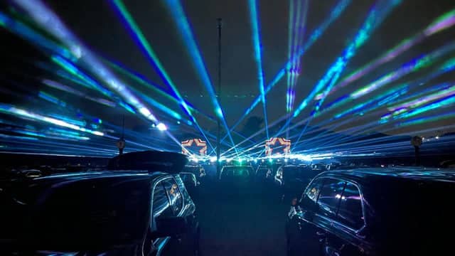 The Drive-In Laser Show By Cabin Fever