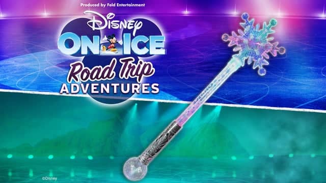 Disney On Ice! Road Trip Adventures Snowflake Light-Up Wand