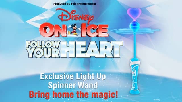 Disney On Ice! Follow Your Heart Frozen Light-Up Spinner Wand