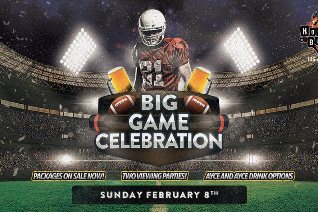 Big Game Viewing Party HOB Vegas